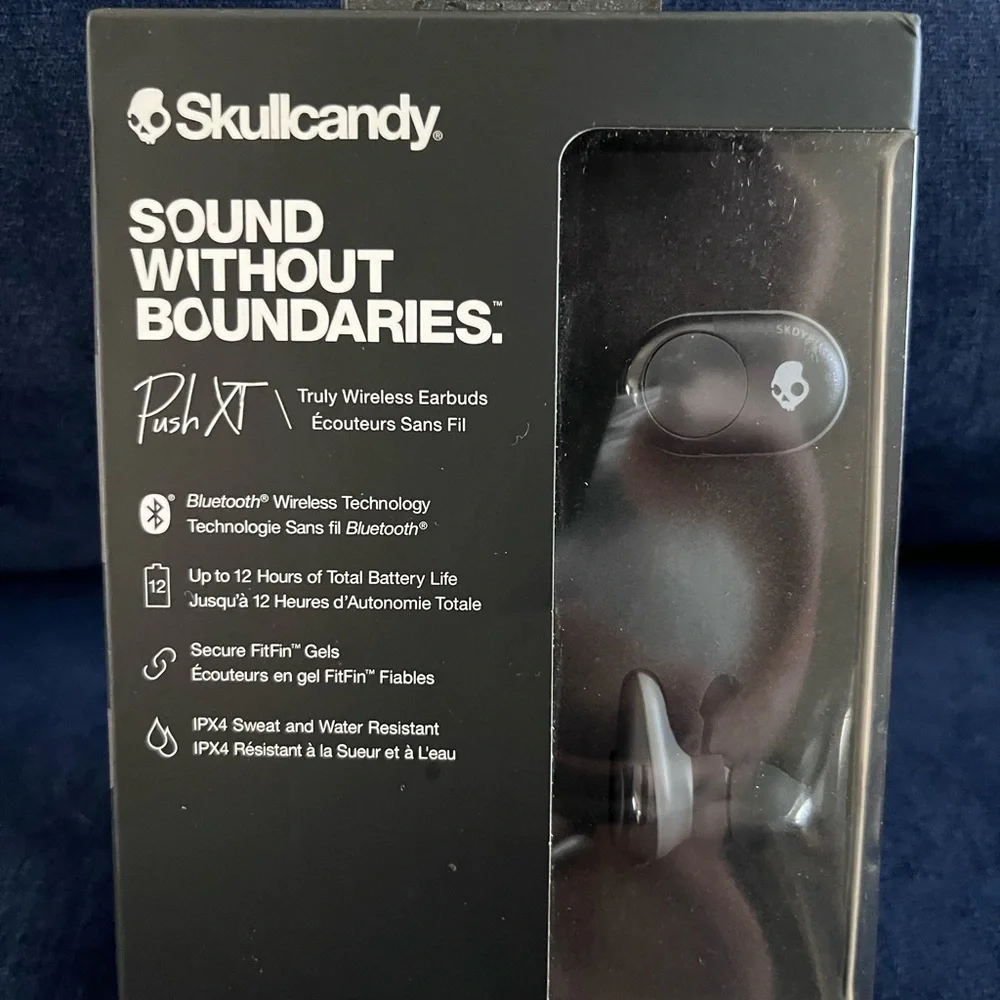 Skullcandy Push XT Wireless Earbuds - Black
